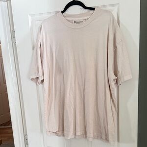 No Boundaries Men's Short Sleeve Crewneck Tee — Pale Pink